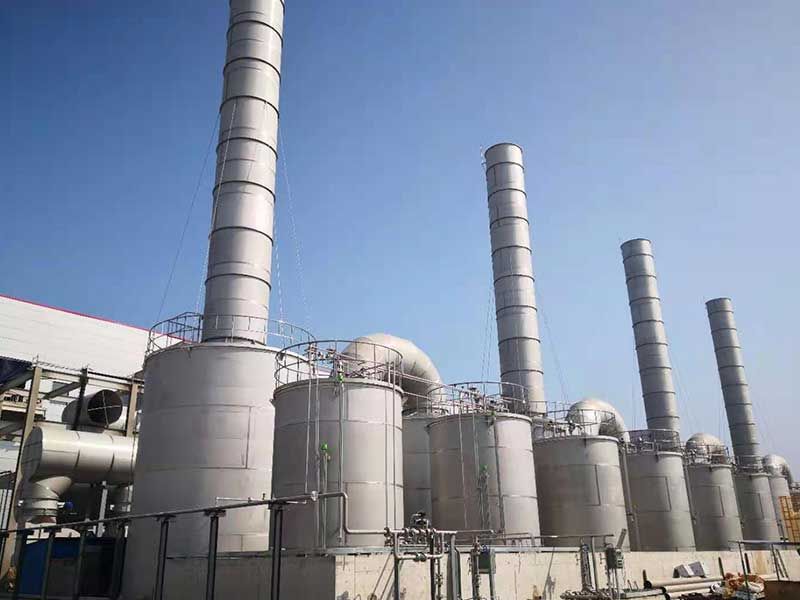 鹽城韓國工業園VOCs工程案例